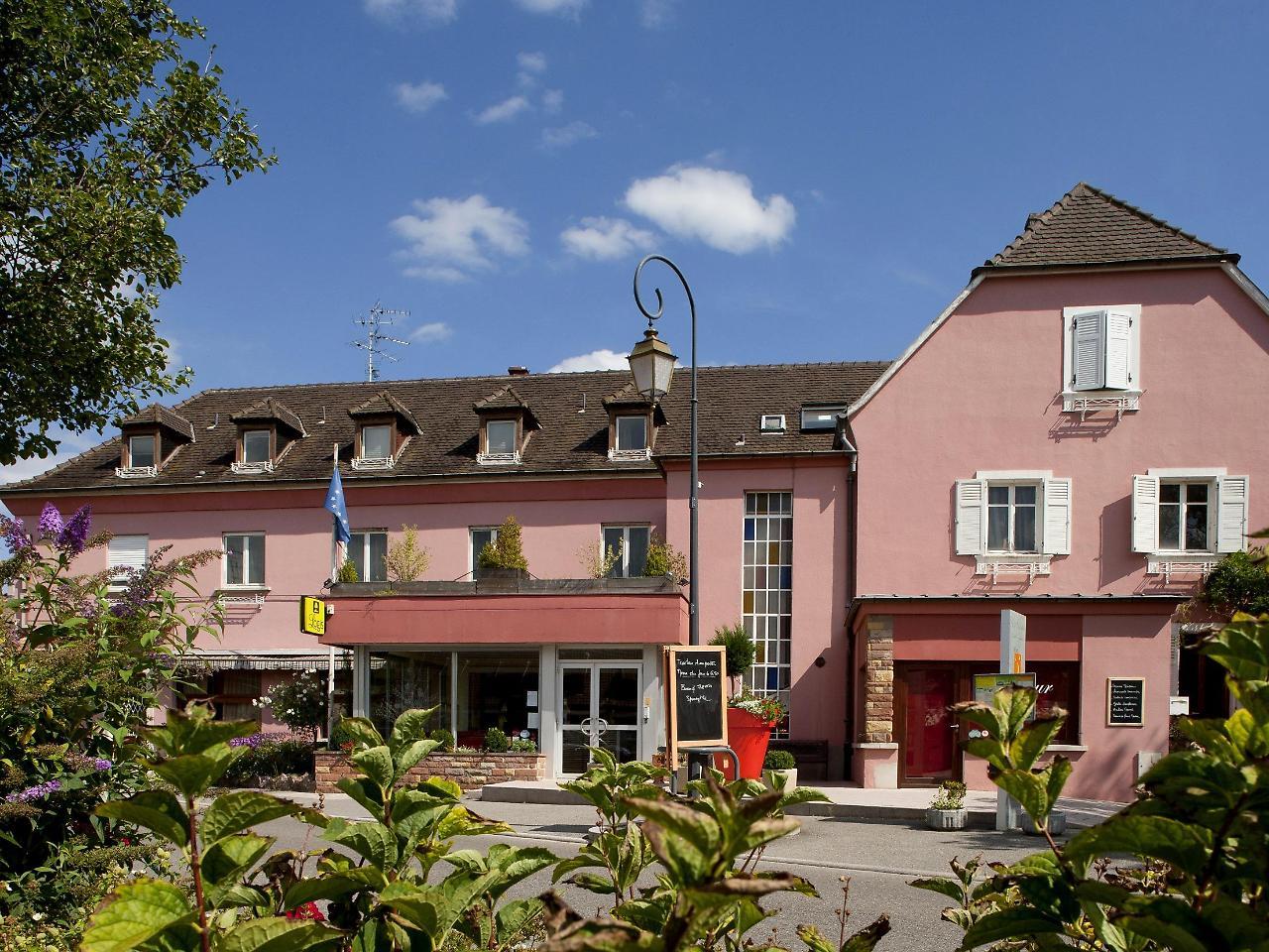 Hotel Restaurant Logis La Palette Wettolsheim Eksteriør billede
